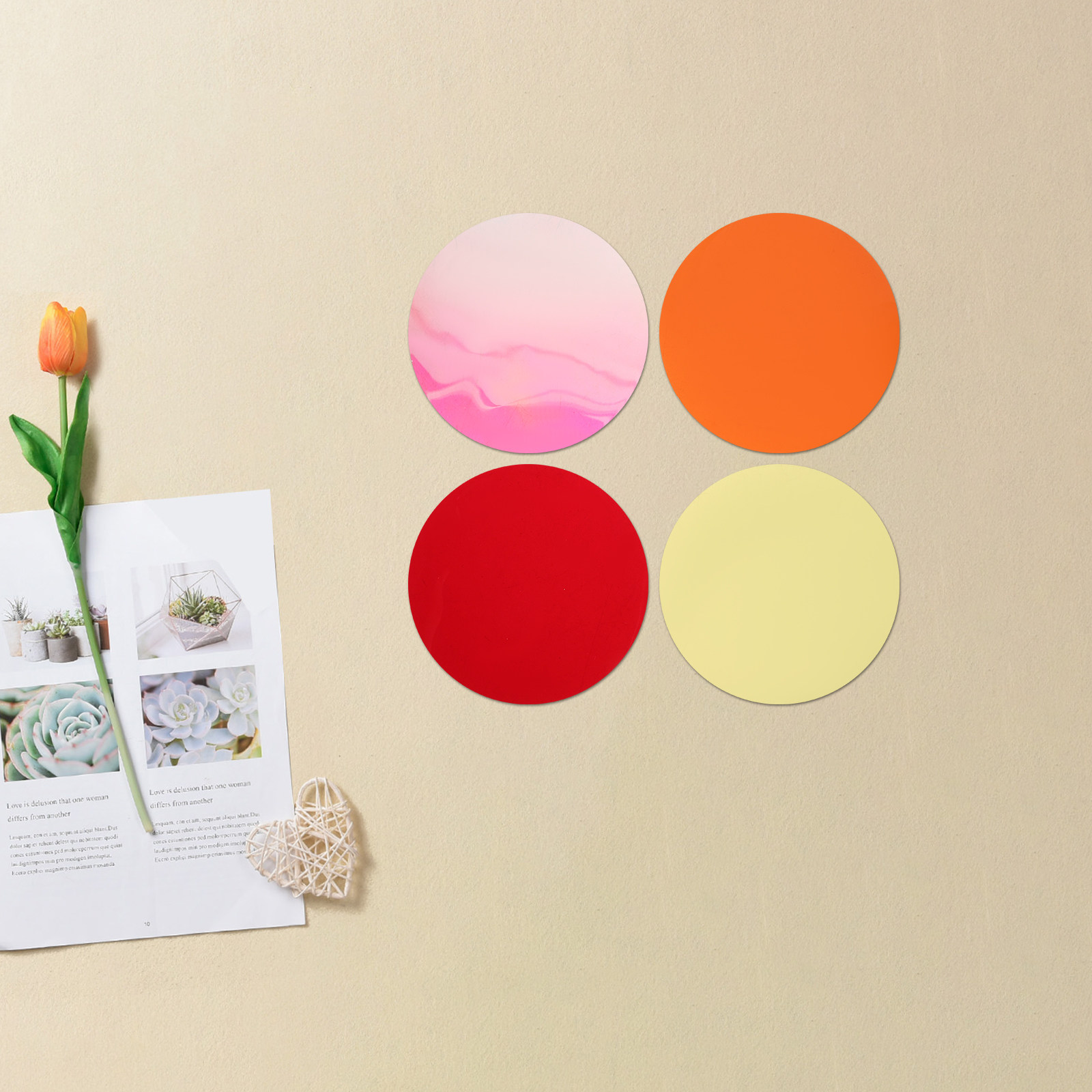 Photography Lighting Gels - 20Pcs Adhesive Color Filter Sheets 2.6