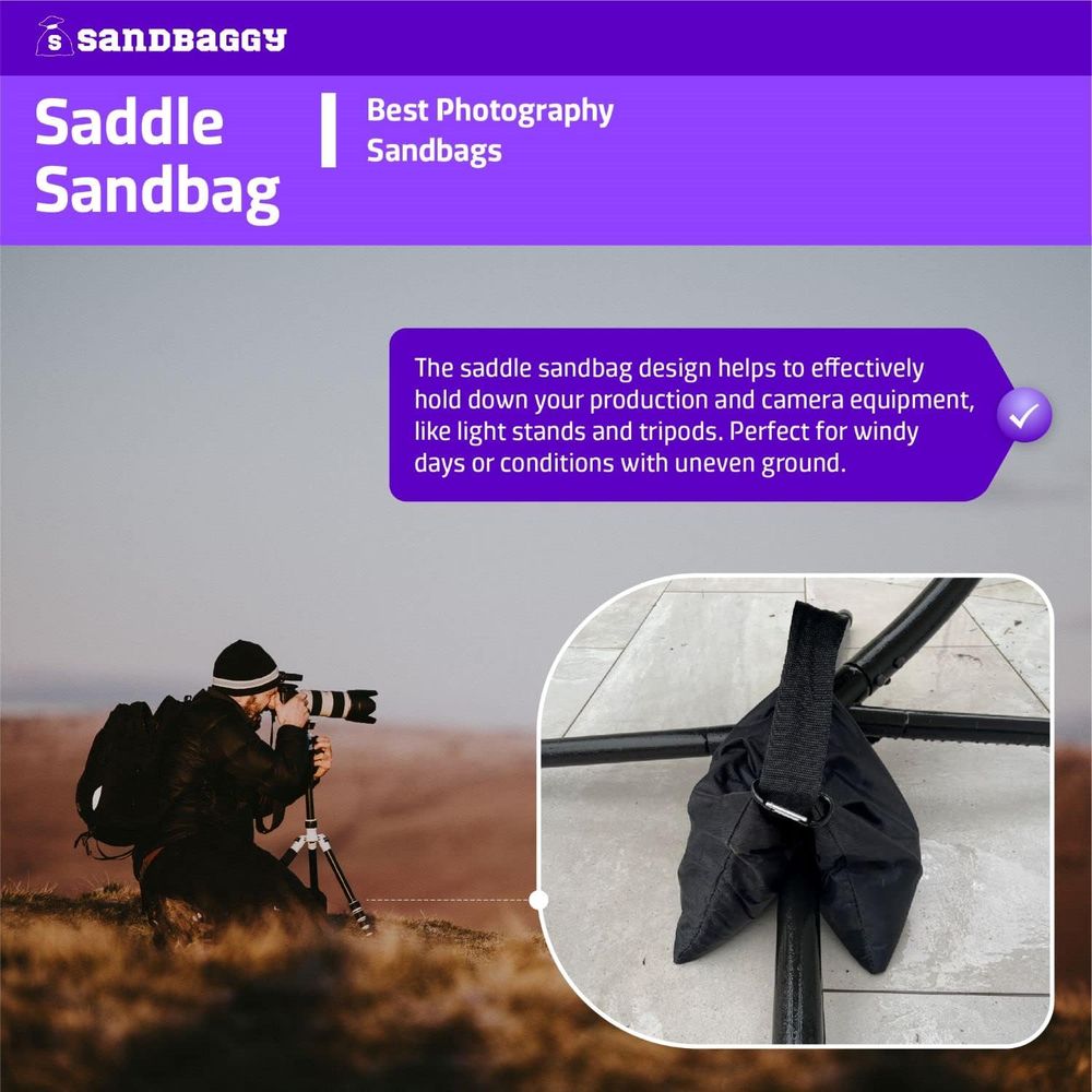 Empty Sandbags with Carabiner  - Light Stand Sandbag review and price