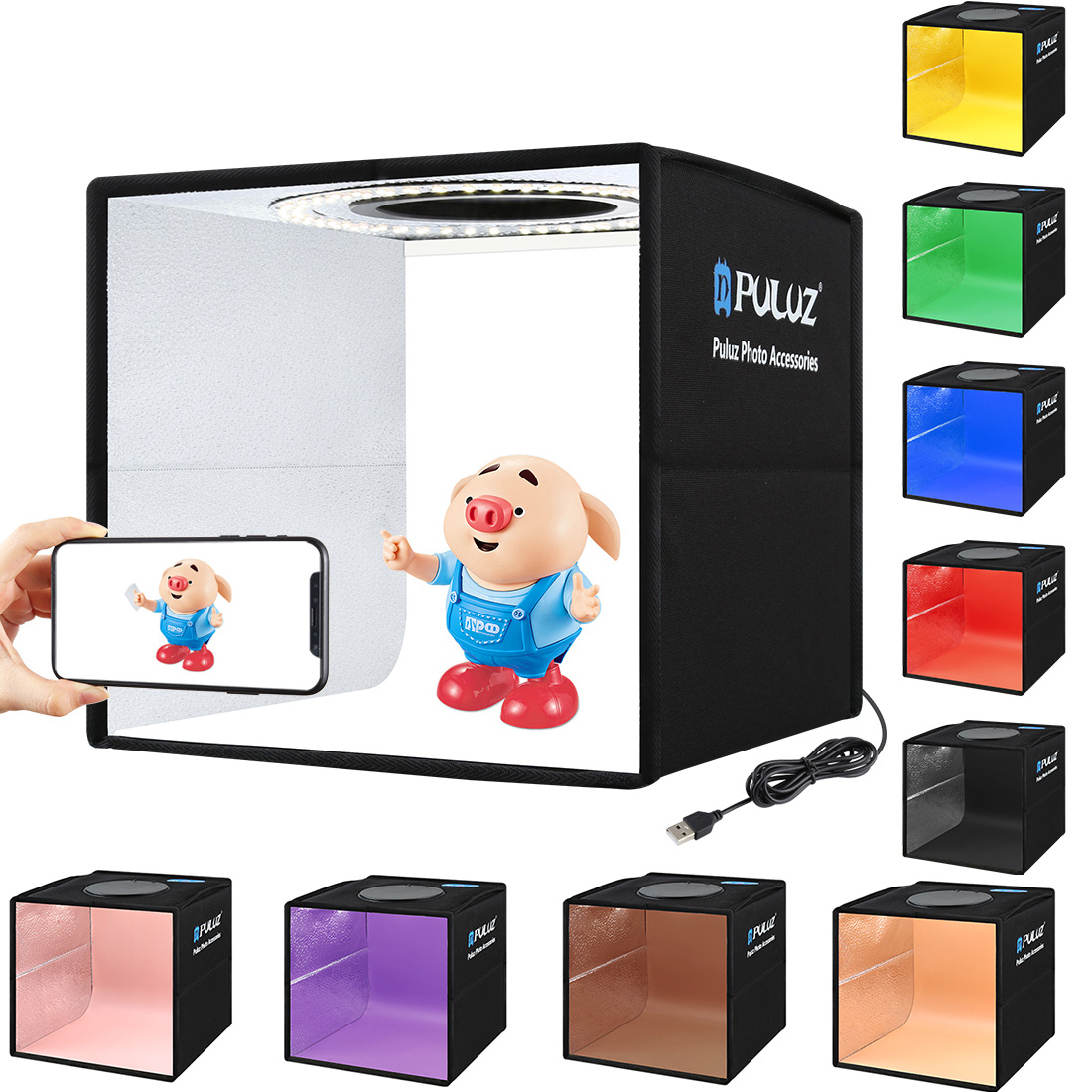 Portable Desktop Foldable Mini - Photography Lighting And Backdrop review and price