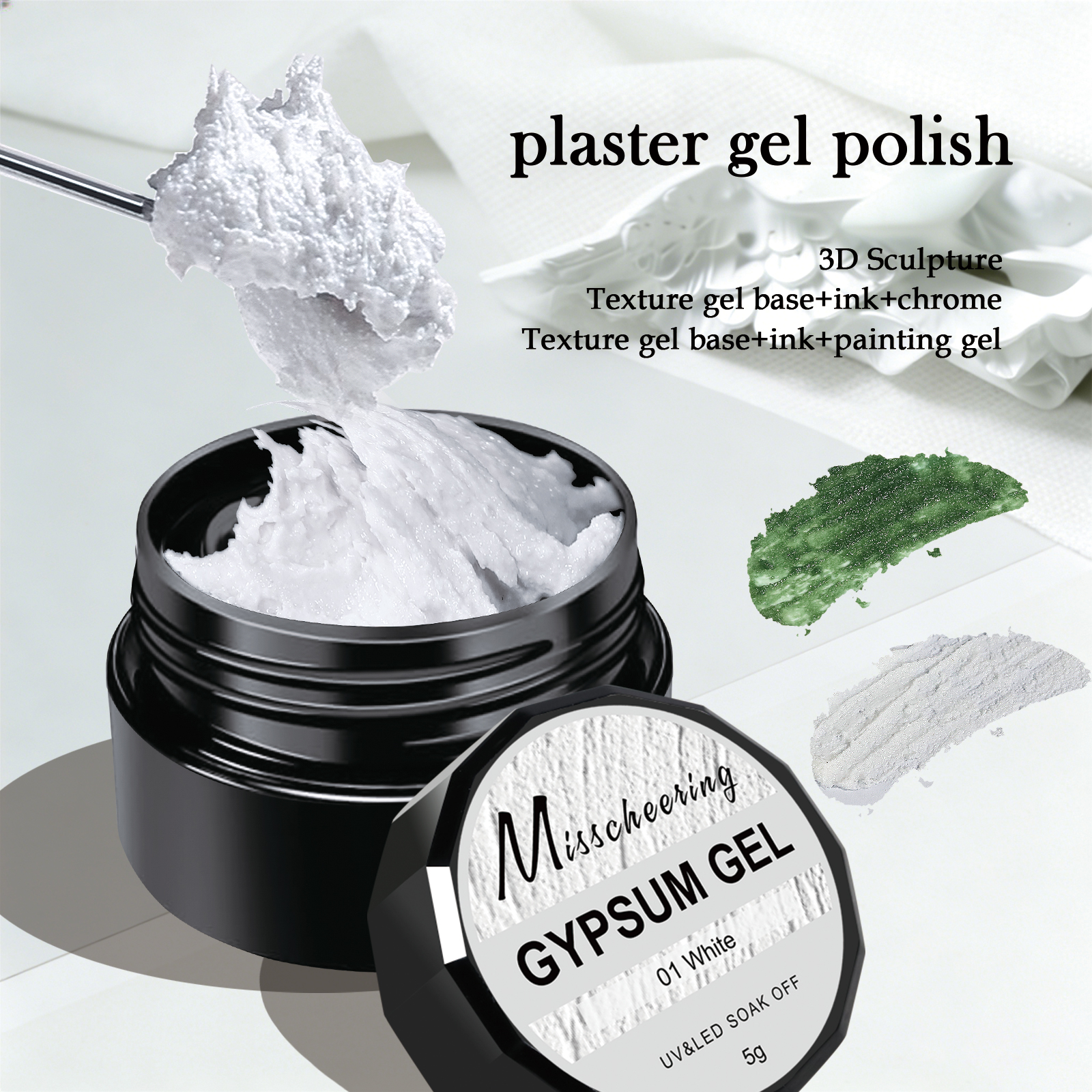 5g Solid Gypsum Painting Nail  - Photography Lighting Gels review and price