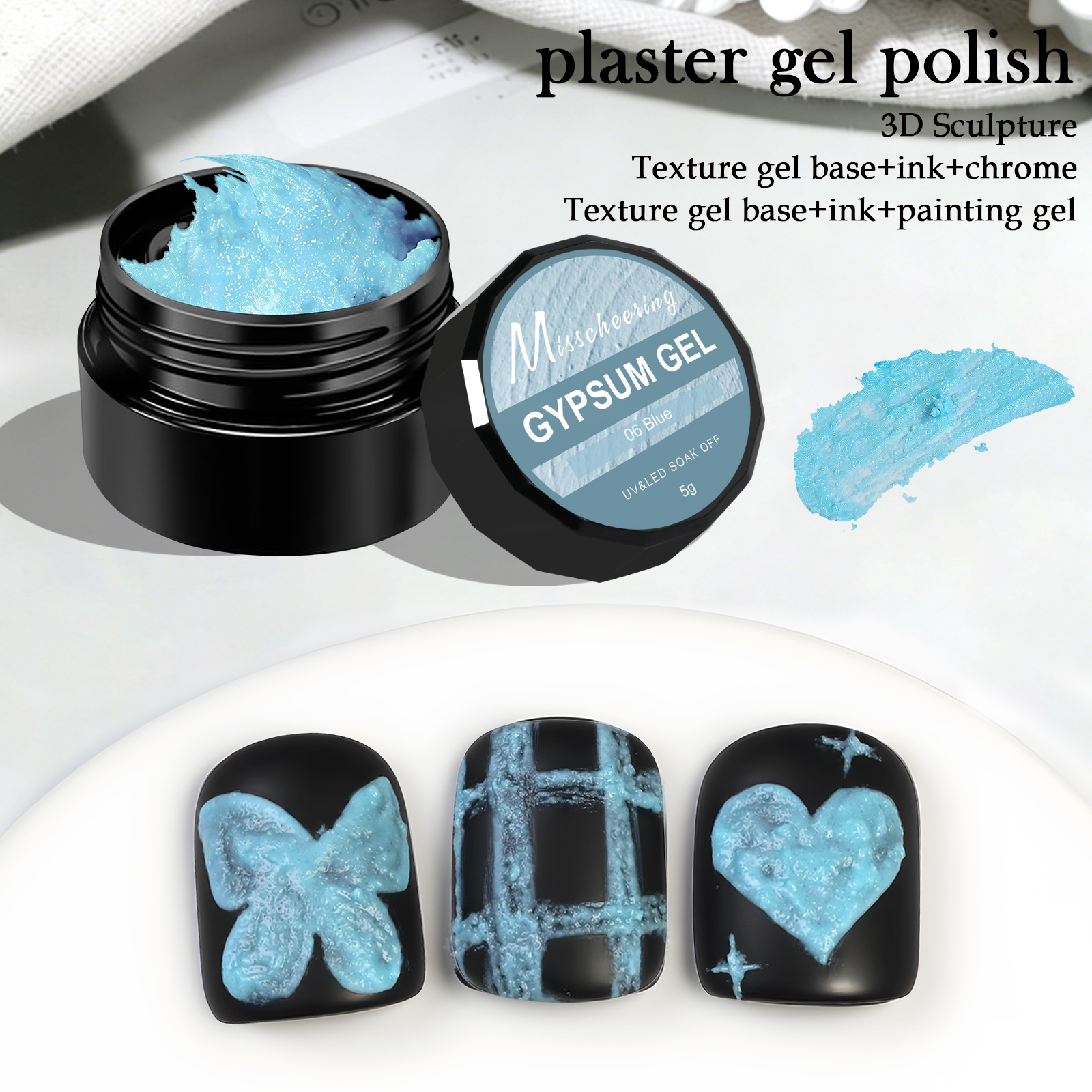5g Solid Gypsum Painting Nail  - Photography Lighting Gels review and price