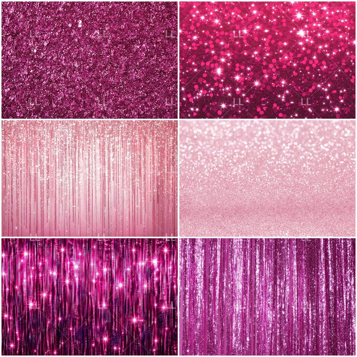 Pink Shimmer Wall Glitters Seq - Photography Lighting And Background review and price