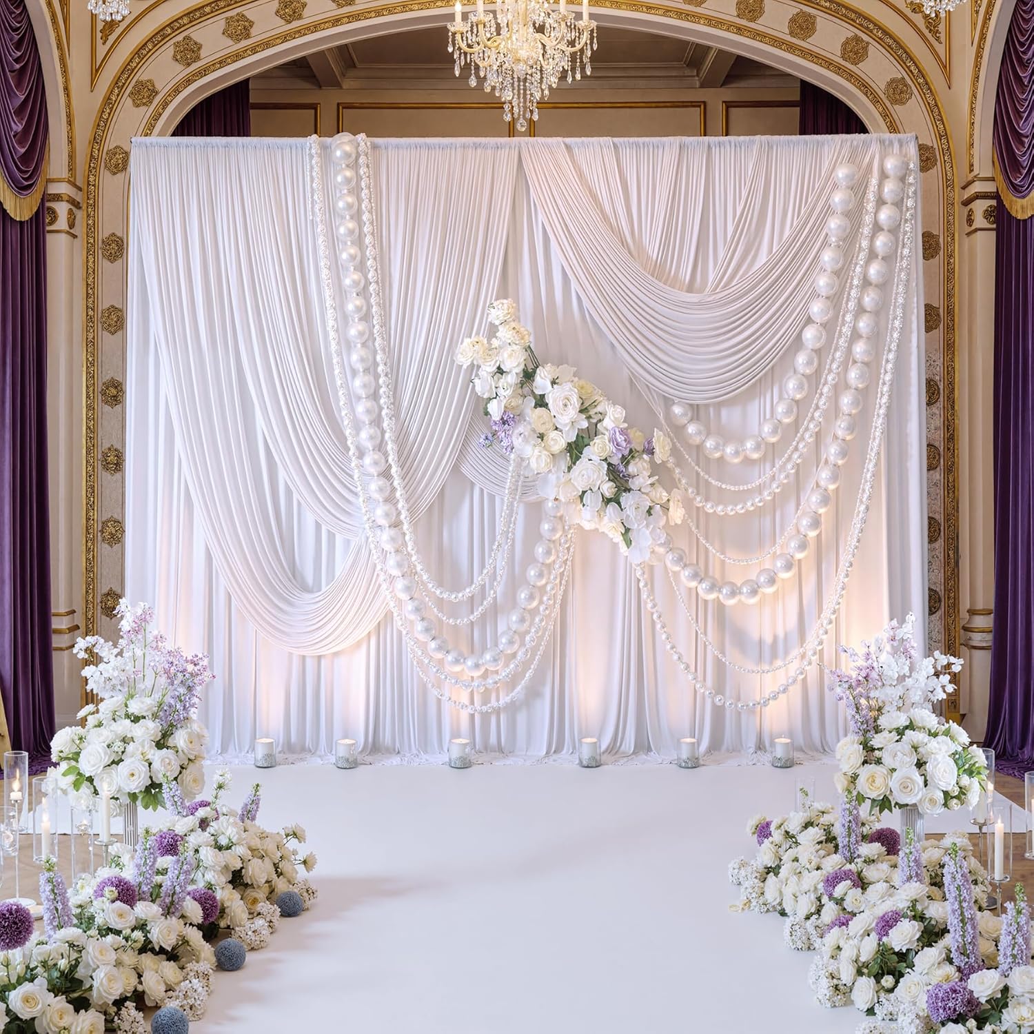 White Backdrop Curtains 10x10  - Photography Lighting And Backdrop review and price