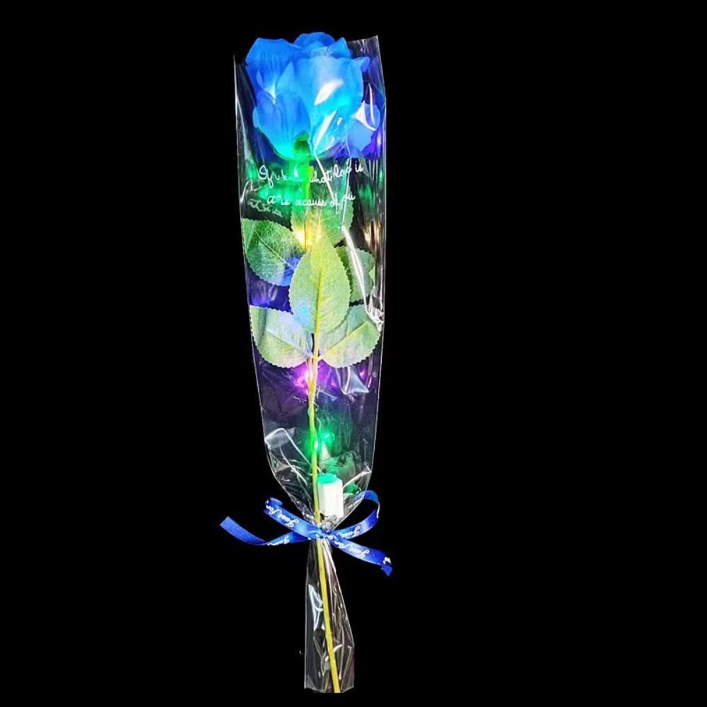 Glowing Artificial Rose Flower - Photography Lighting Home review and price