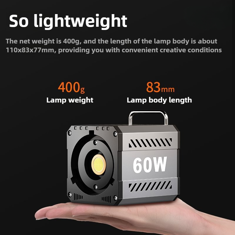 60W Tri-Color Video Light 2700 - Photography Lighting Home review and price