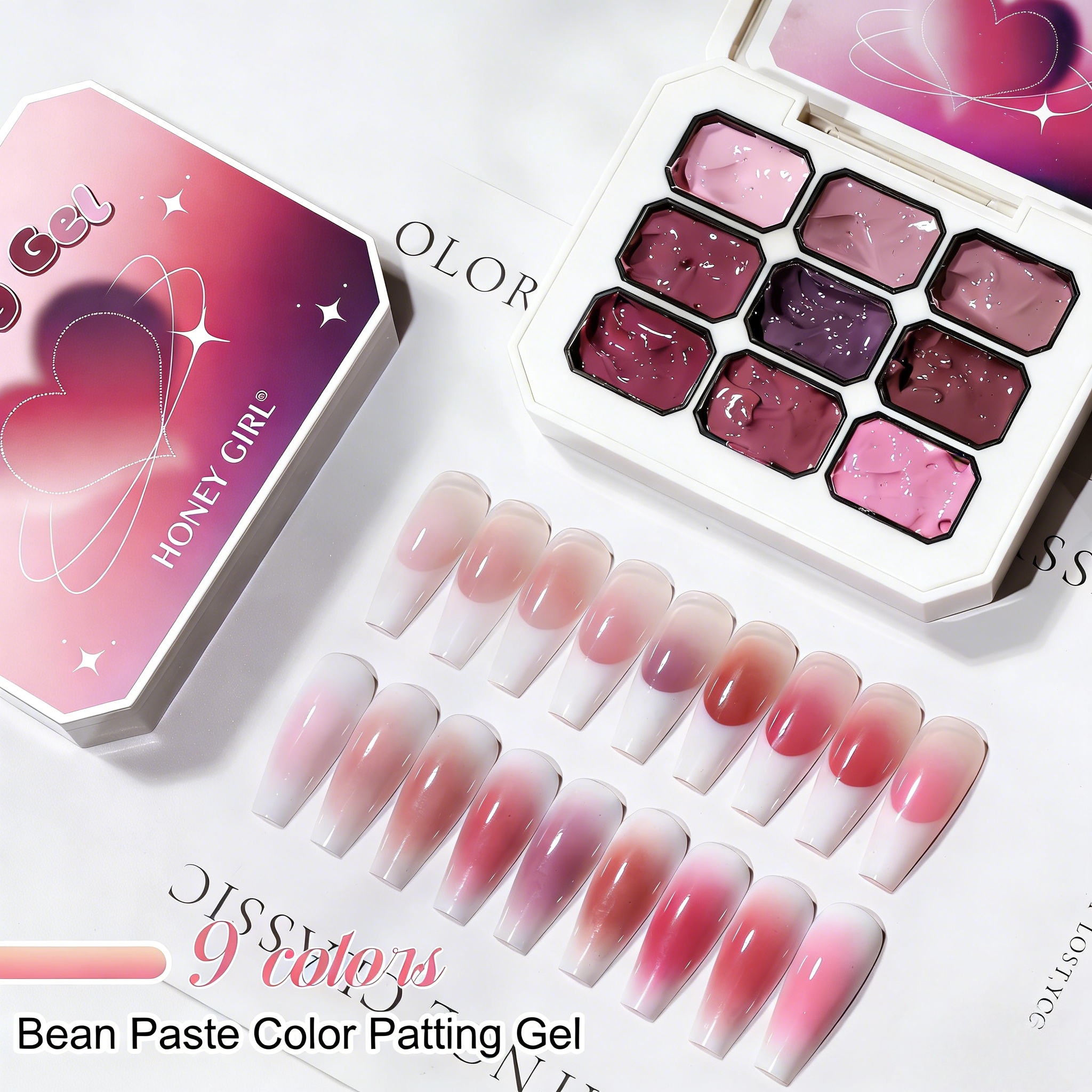 1pc 9 Colors Pink Patting gel  - Photography Lighting Gels review and price