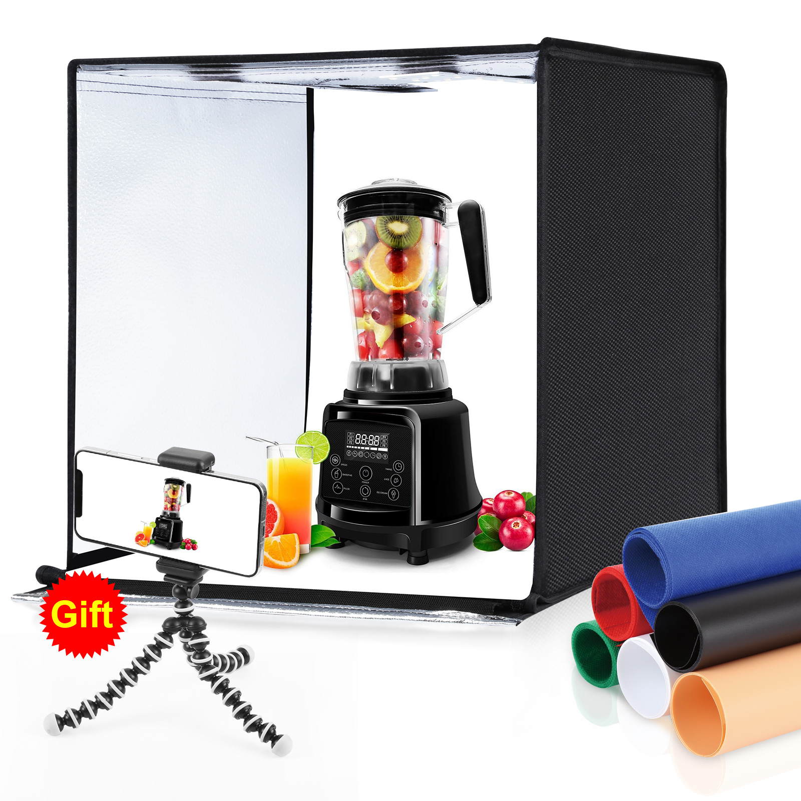 PULUZ 60cm Photo Studio Light  - Photography Lighting And Background review and price