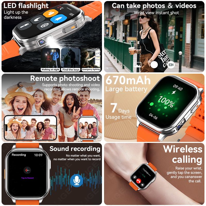 LIGE 2026 Camera Smart Watch M - Photography Lighting Gels review and price
