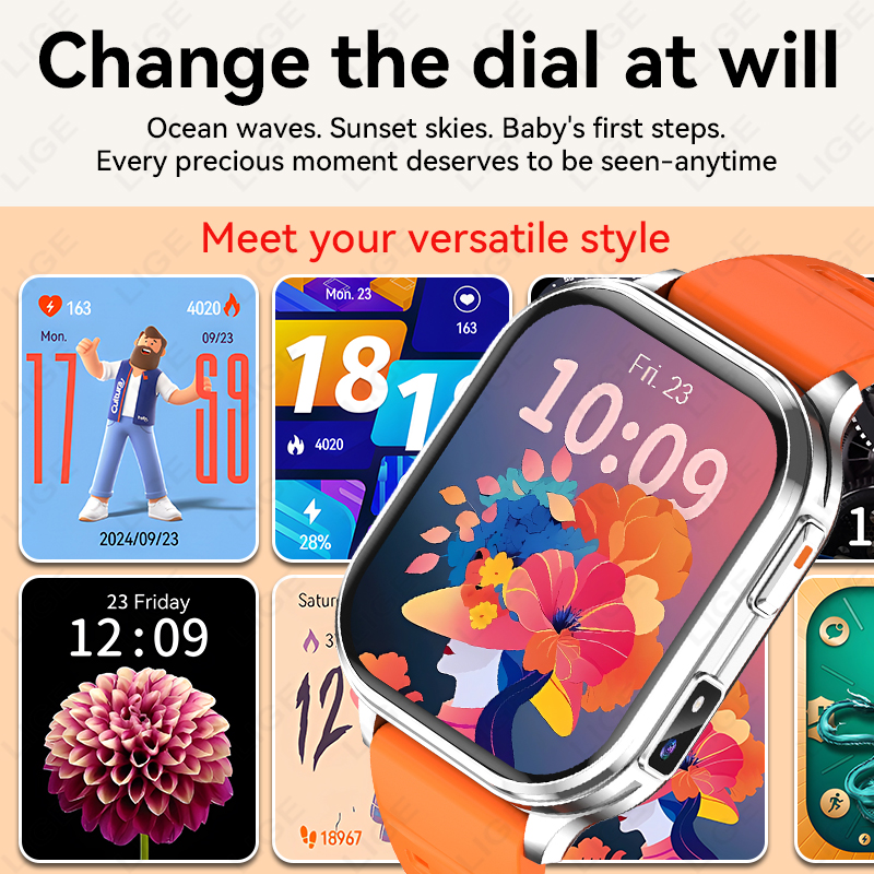 LIGE 2026 Camera Smart Watch M - Photography Lighting Gels review and price