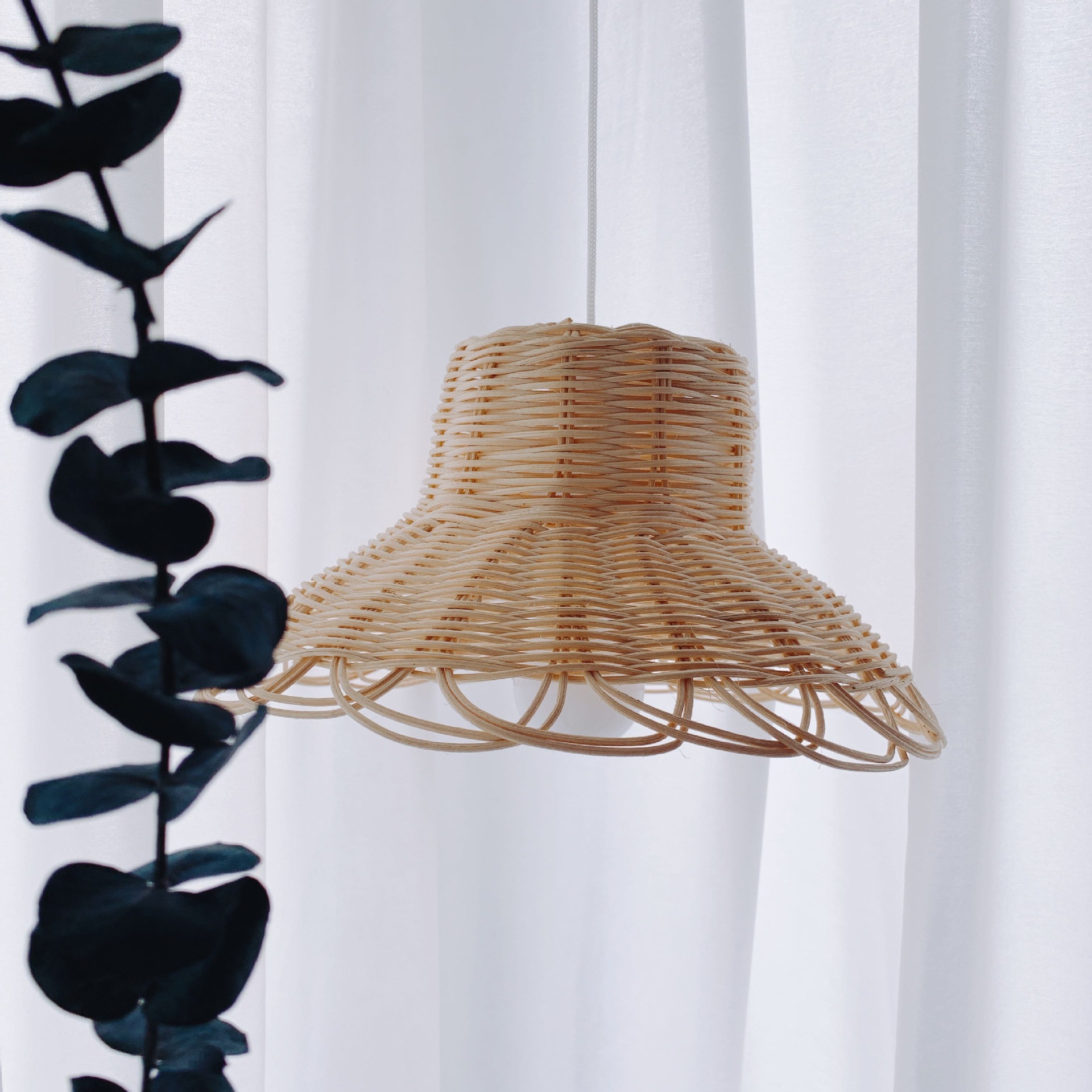 Rattan Lampshade Handmade Phot - Photography Lighting Home review and price