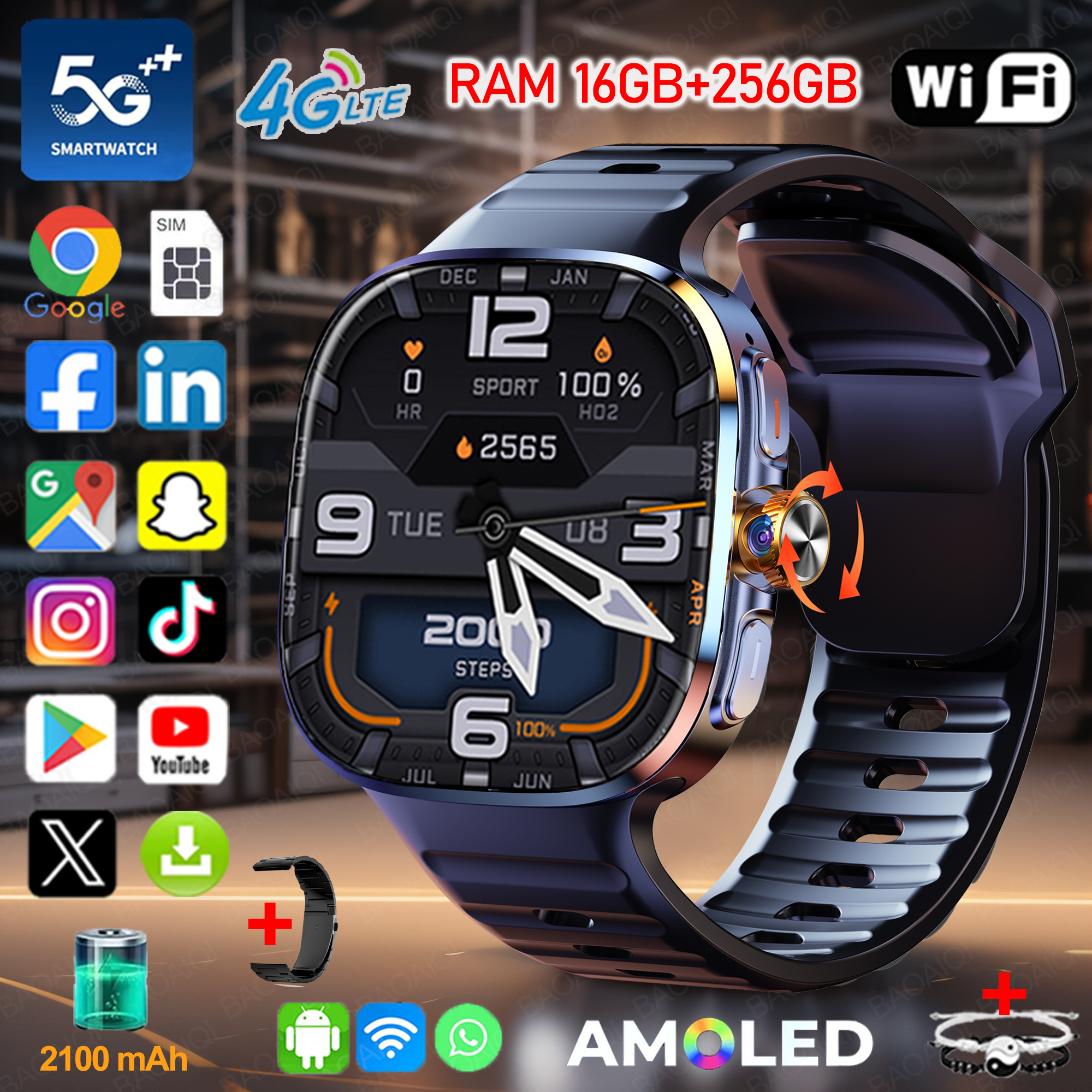 New Large Screen Smartwatch 4G - Photography Lighting Gels review and price