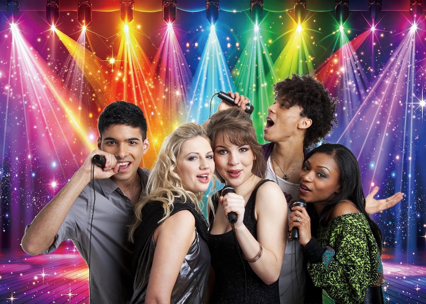 Disco Backdrop 7x5FT Colorful  - Photography Lighting And Backdrop review and price
